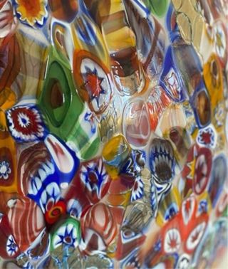 Lámpara Millefiori Italiana nueva en su caja