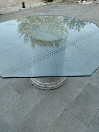 mesa de cristal