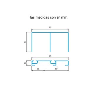 KIT CARRILES NUEVO PARA PUERTAS CORREDERAS