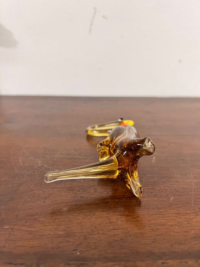 Uccello in vetro di murano