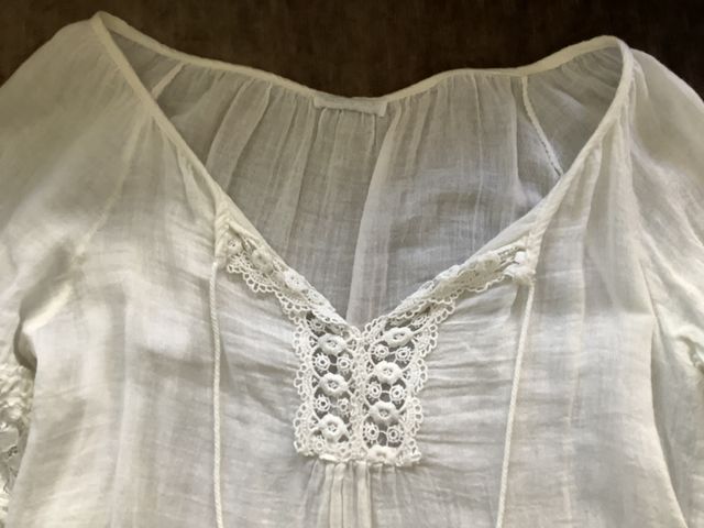 Vestido blanco estilo ibicenco talla M