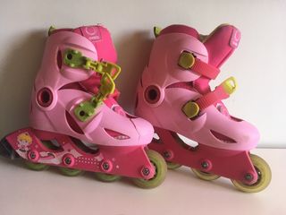 Patines niño  en línea mas protecciónes