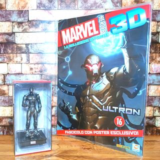 Marvel action figure Ultron con poster e storia