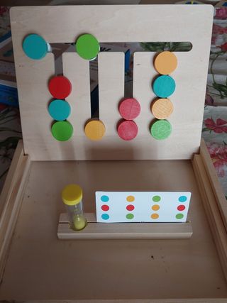 Juego lógico de madera. a partir 36 meses