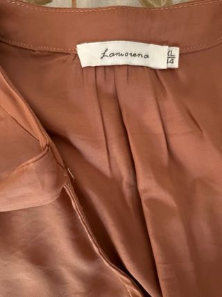 Vestido corto manga larga