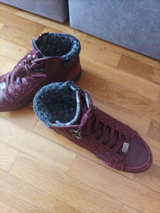 botas granates 