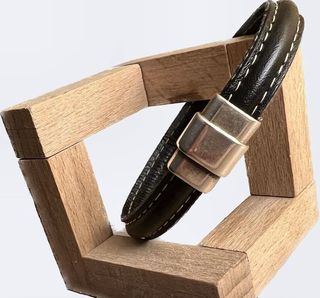 Pulsera cuero hombre