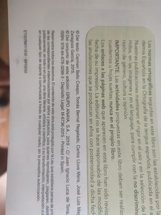 LENGUA 6° Primaria. ed. ANAYA