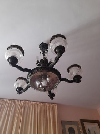 lámpara techo antigua