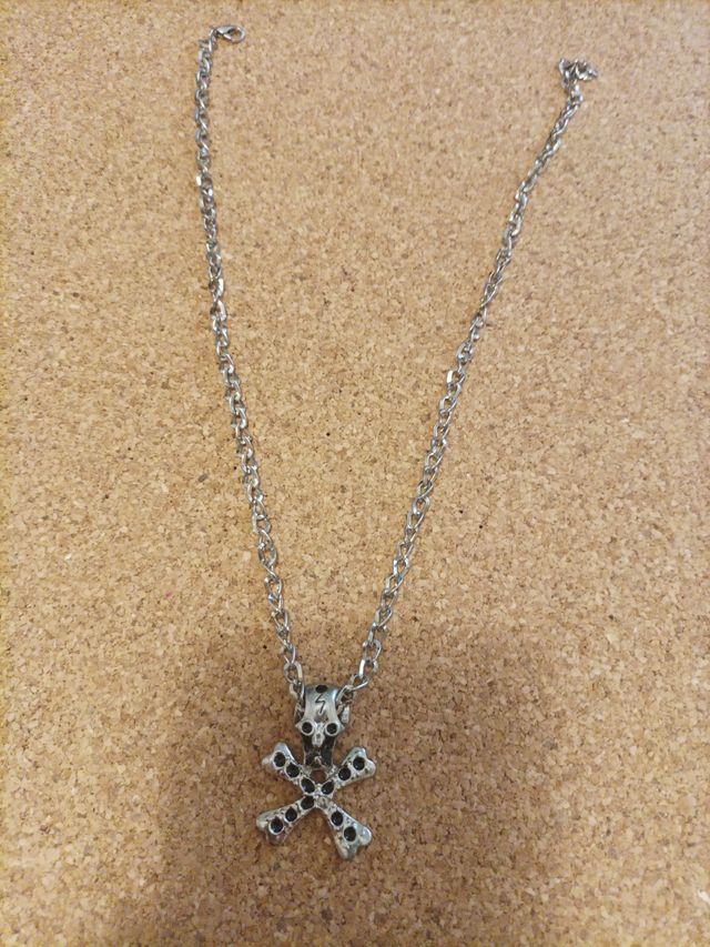 collar/colgante de calavera