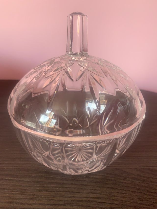 PORTA DOLCI IN CRISTALLO 