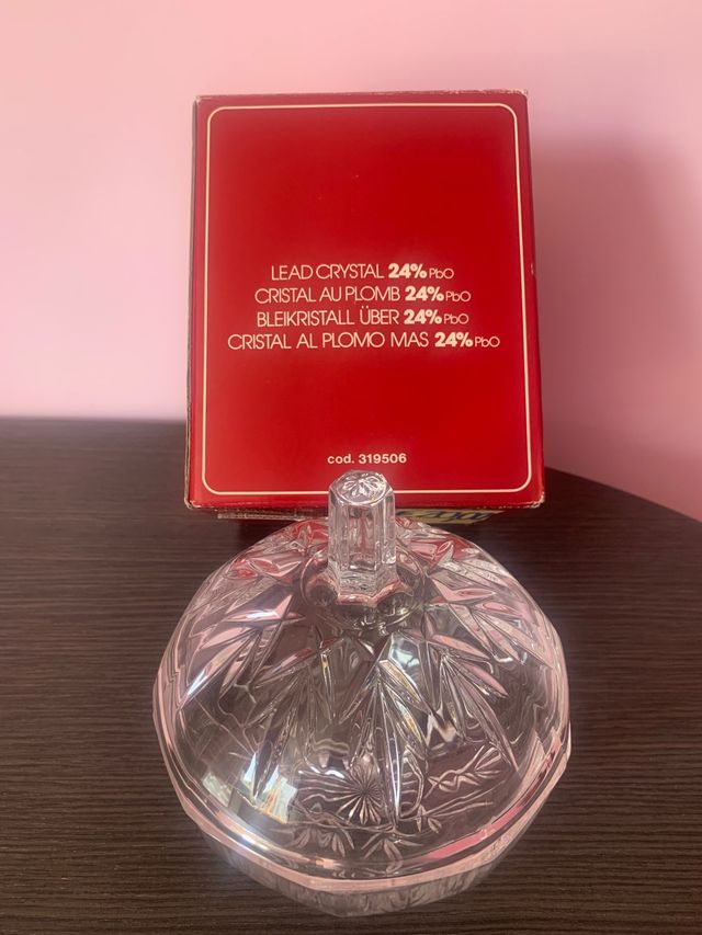 PORTA DOLCI IN CRISTALLO 