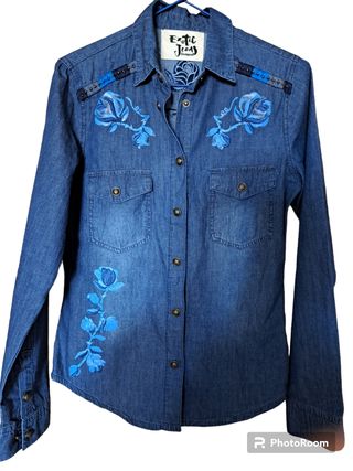 Desigual Camisa vaquera mujer T-S