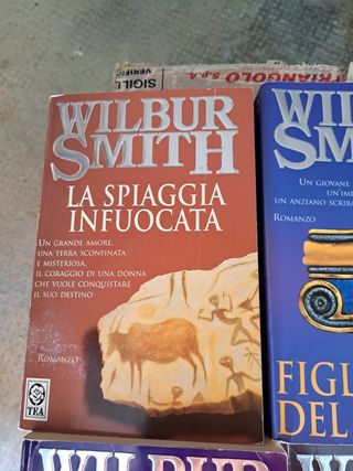 6 libri di wilbur smith