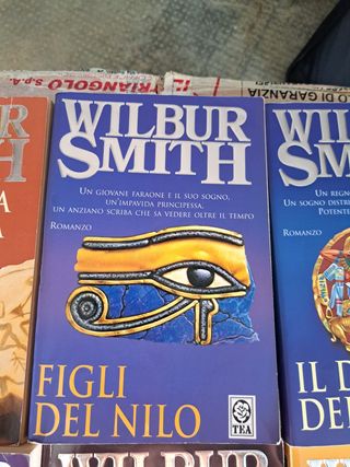 6 libri di wilbur smith