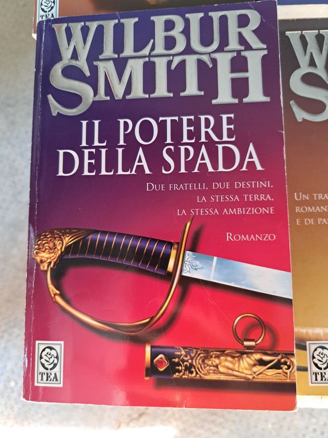 6 libri di wilbur smith 