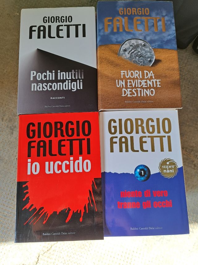 4 libri di Giorgio Faletti 