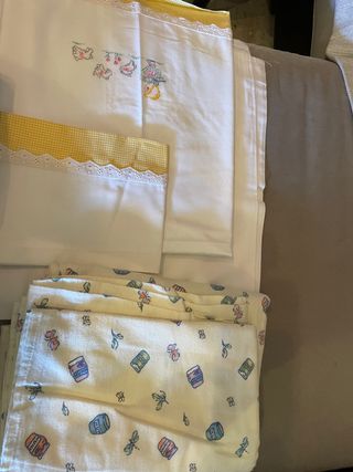 Conjunto de ropa cuna de bebé