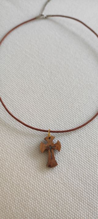 colgantes madera de olivo de Jerusalén