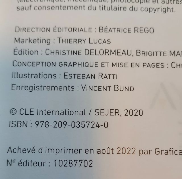 Francés Gran Merci 1 ESO