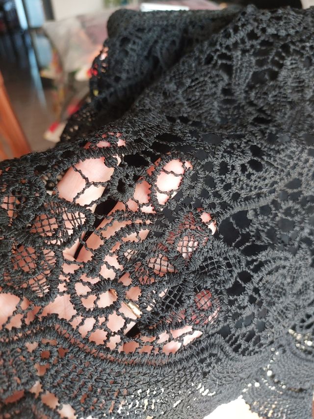 pantaloncini in pizzo, foderati