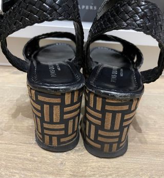 Sandalias negras Pons Quintana. Muy cómodas!