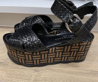 Sandalias negras Pons Quintana. Muy cómodas!