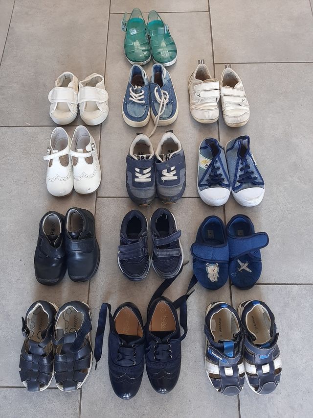 Lote calzado niño talla 25 y 26