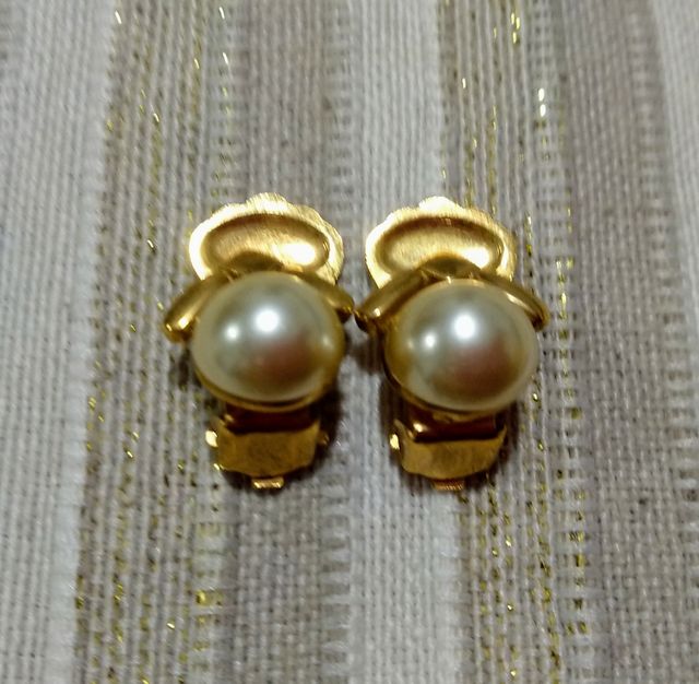 pendientes perlas click