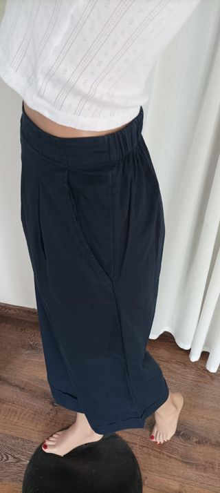 Pantalón Oysho Palazzo lino.
