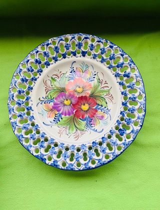 Plato, florero decoracion ceramica