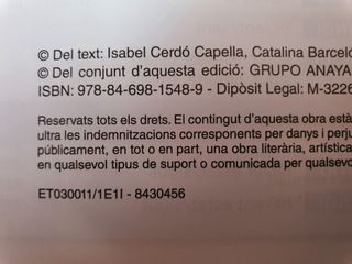 Libro Llengua catalana i literatura 2 ESO