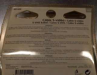 cable s-video 3 metres