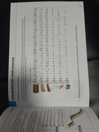 libro de música 4 primaria