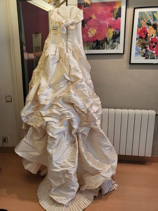 vestido novia Manuel mota pronovias