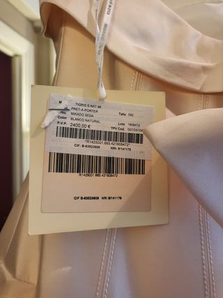 vestido novia Manuel mota pronovias