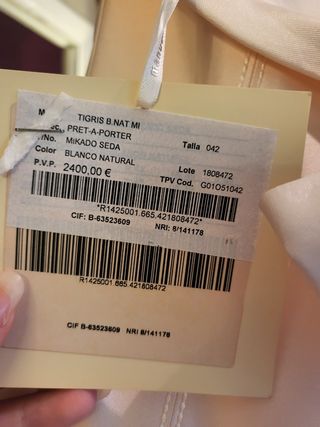 vestido novia Manuel mota pronovias