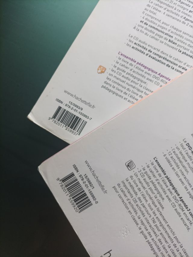 libros francés Agenda 3