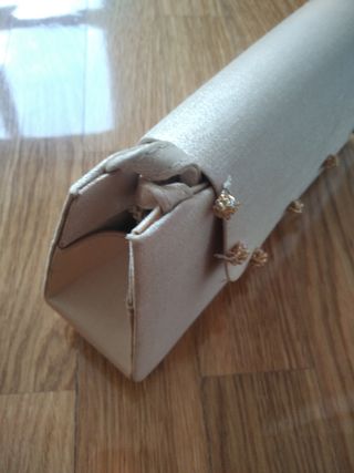 Bolso de fiesta beige 