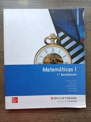 Libro matemáticas 1 bachillerato MC Graw Hill