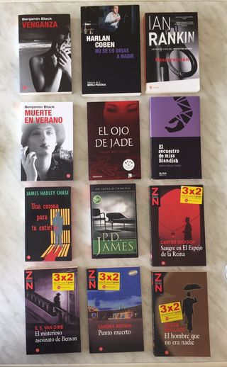 Lote de novela negra