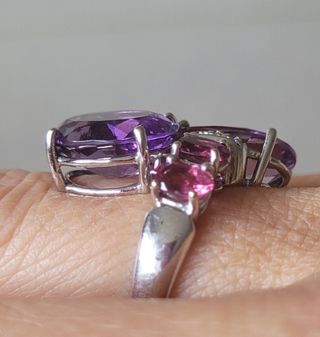 Anillo piedras preciosas
