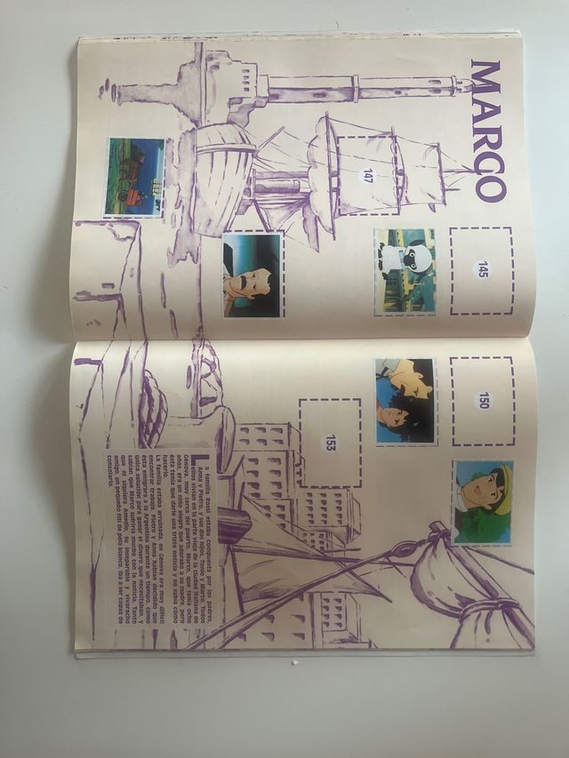 Álbum de cromos Heidi y Marco