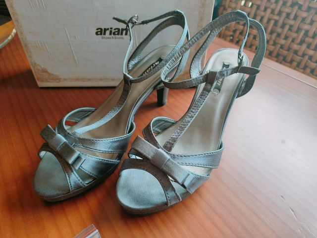 Sandalias de fiesta plata