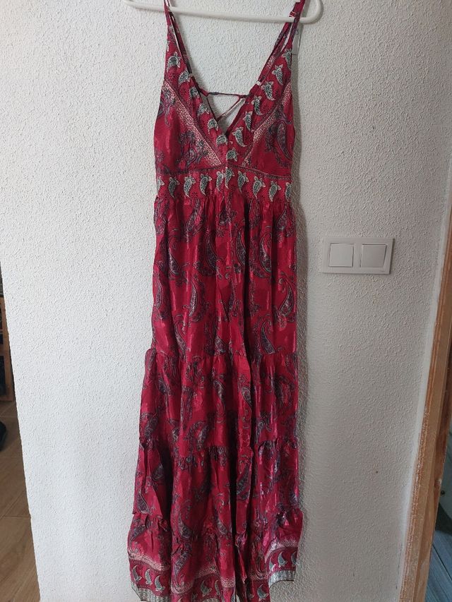vestido seda