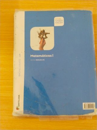 LIBRO DE MATEMÁTICAS 1 DE BACHILLERATO
