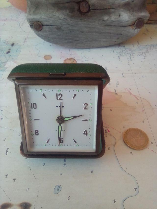 orologio sveglia da viaggio o scrivania 2 jewels 