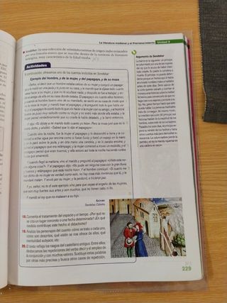Libro de Lengua y literatura 1 de Bachillerato