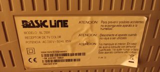 Televisor BASIC LINE BL 2006 de 20"