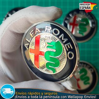X4 Emblemas Alfa Romeo 56mm Pegatinas Tapacubos